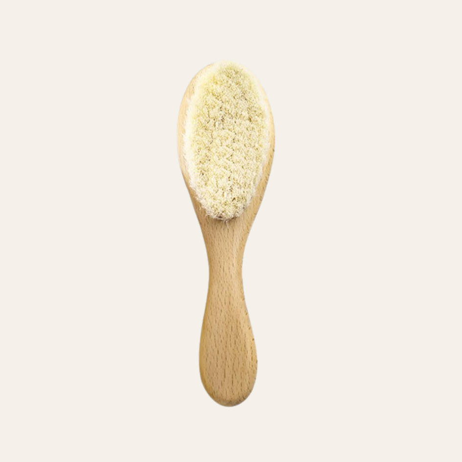Natural Goat's Wool Baby Brush
