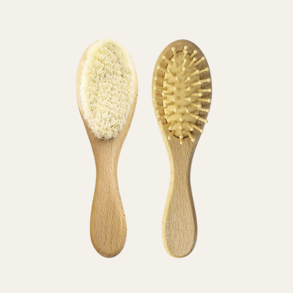 Natural Goat's Wool Baby Brush
