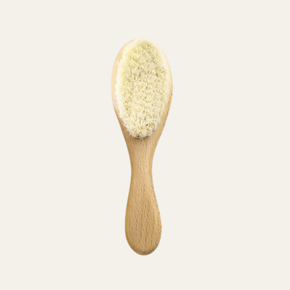Natural Goat's Wool Baby Brush